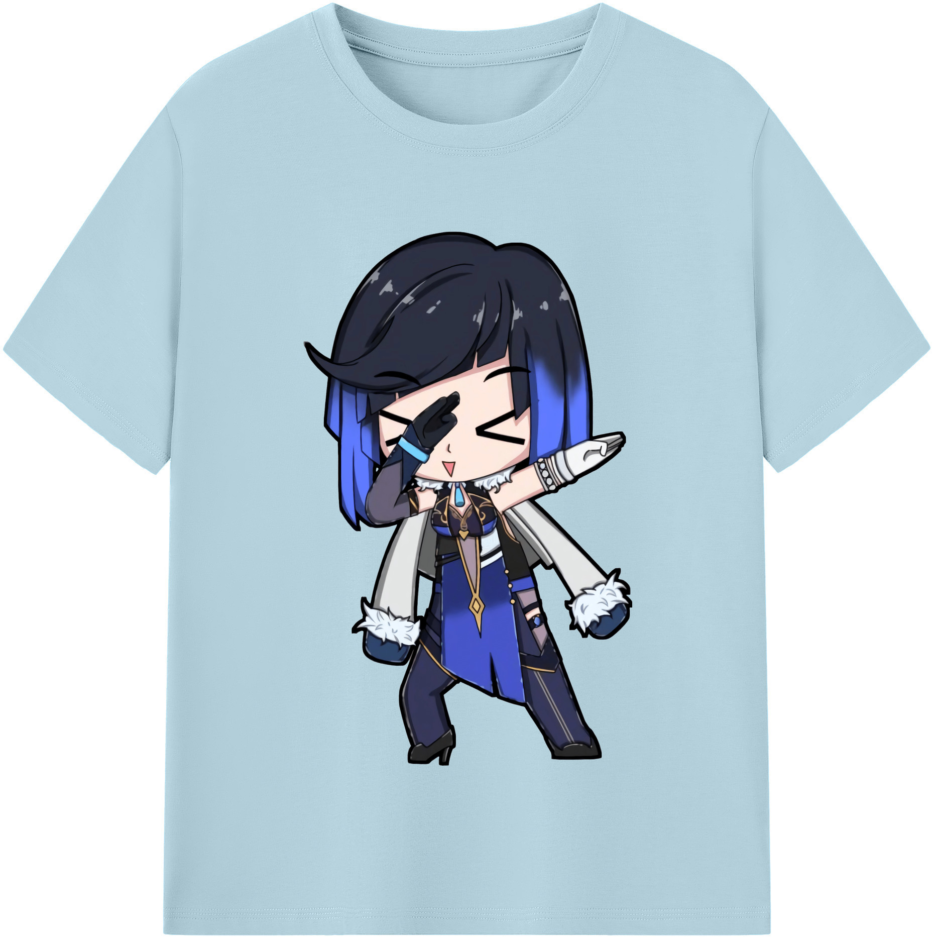 げんし神 夜兰 やらん genshin Yaran 綿100％半袖Tシャツ（フロントプリント）